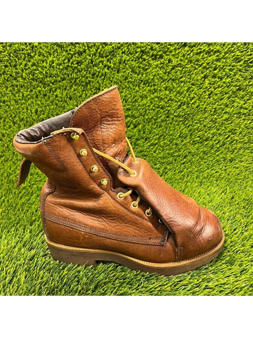 Lehigh Metatarsal 8" Mens Size 6M Brown Outdoor Working Steel Toe Boots